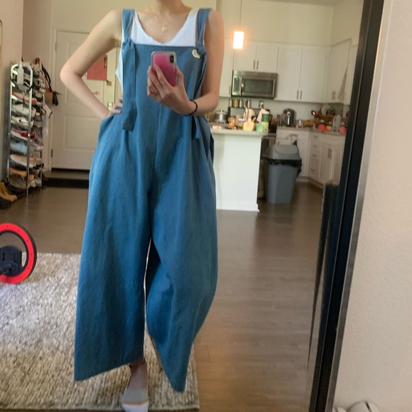 Rare Collina Strada Rhinestone denim overall - Picture 7 of 13